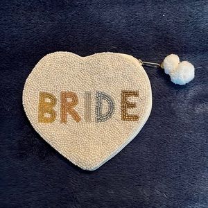 Bride small purse wallet or pouch.